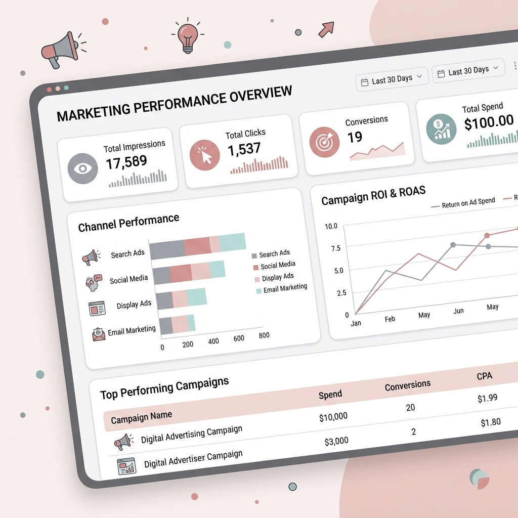 Marketing KPI Command Center